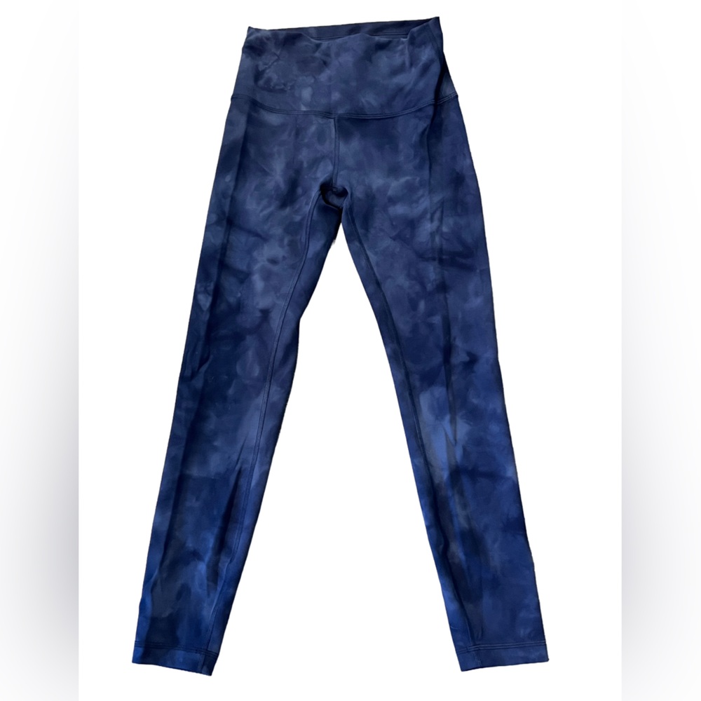 Lululemon Blue Tie-Dye Leggings Size 4